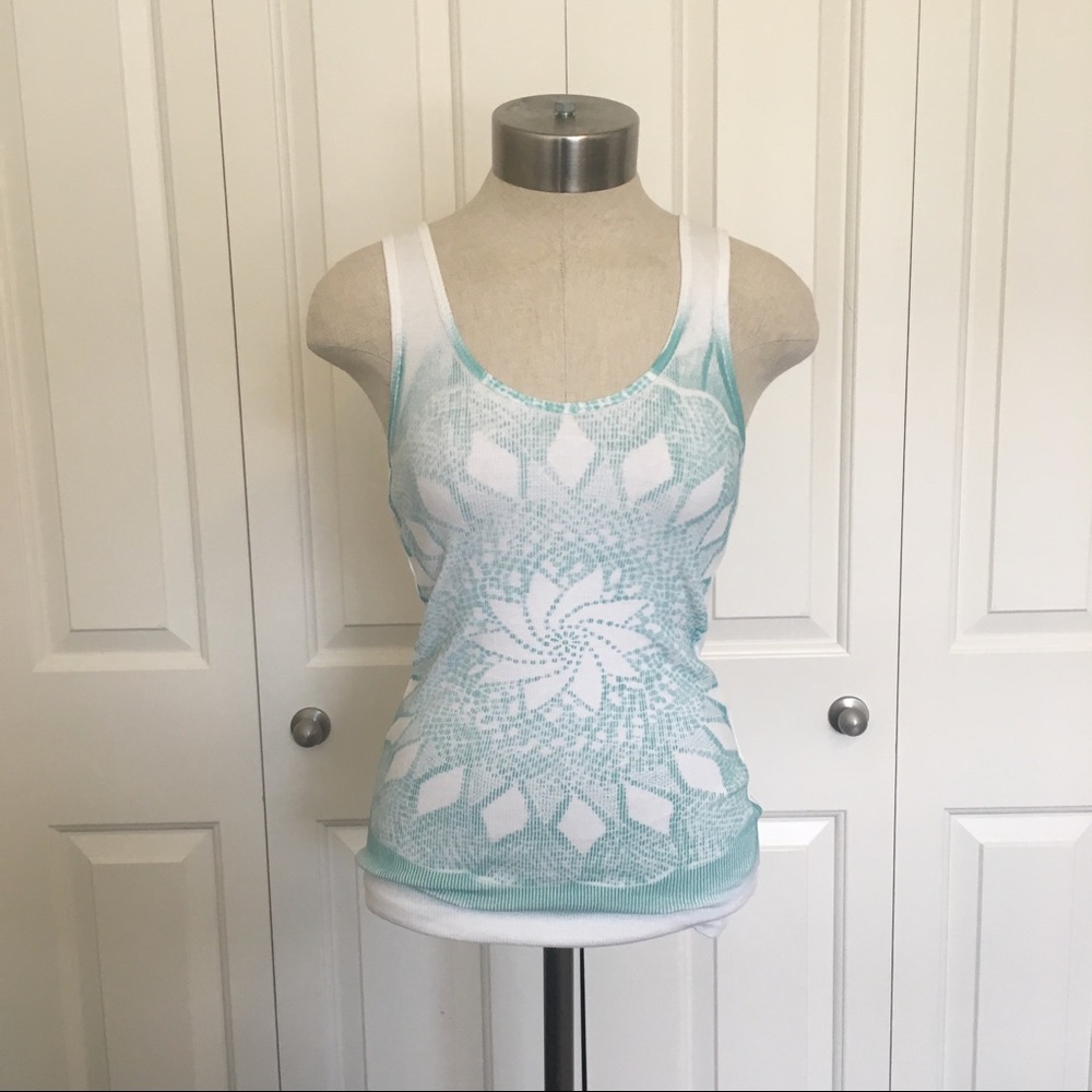 Free People Graphic Ribbed Tank